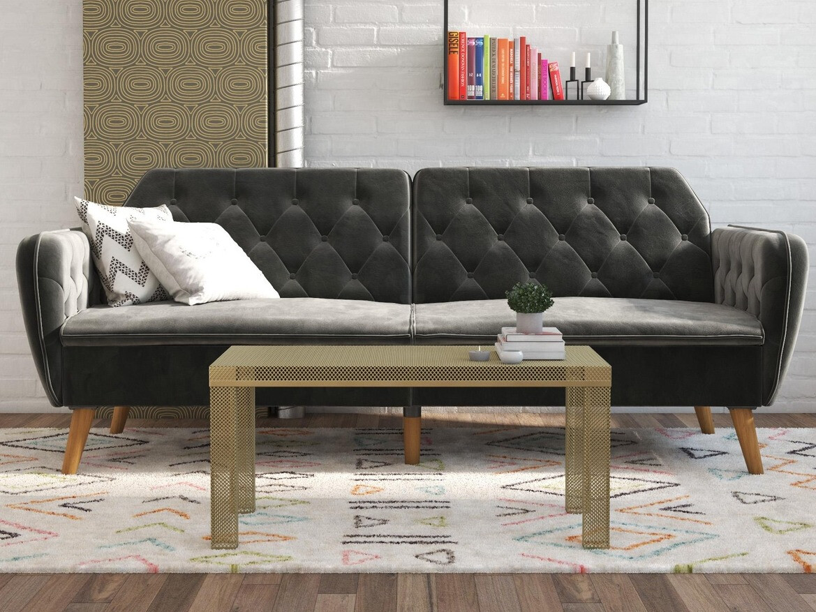 Dīvāns gulta Novogratz 106 (Pelēks)