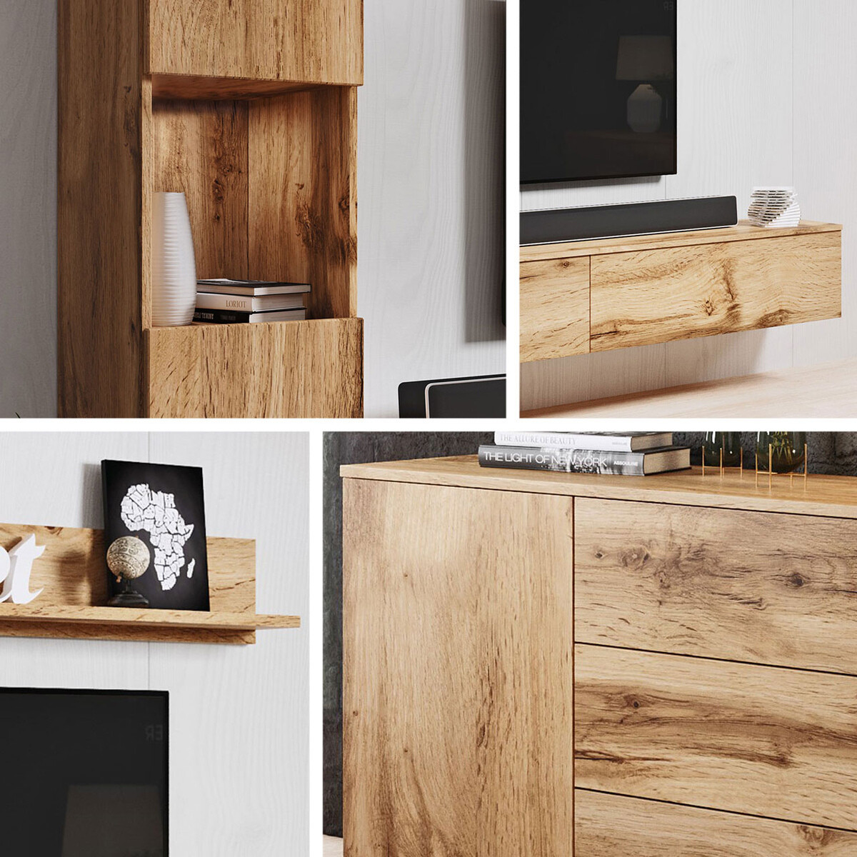 Набор для гостиной Sarasota 132 (Дуб вотан)