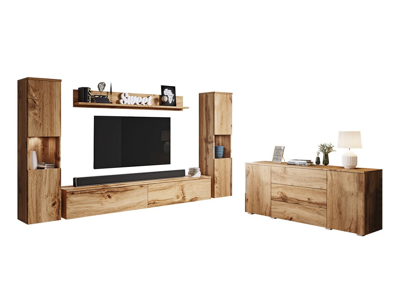 Набор для гостиной Sarasota 133 (Дуб вотан)