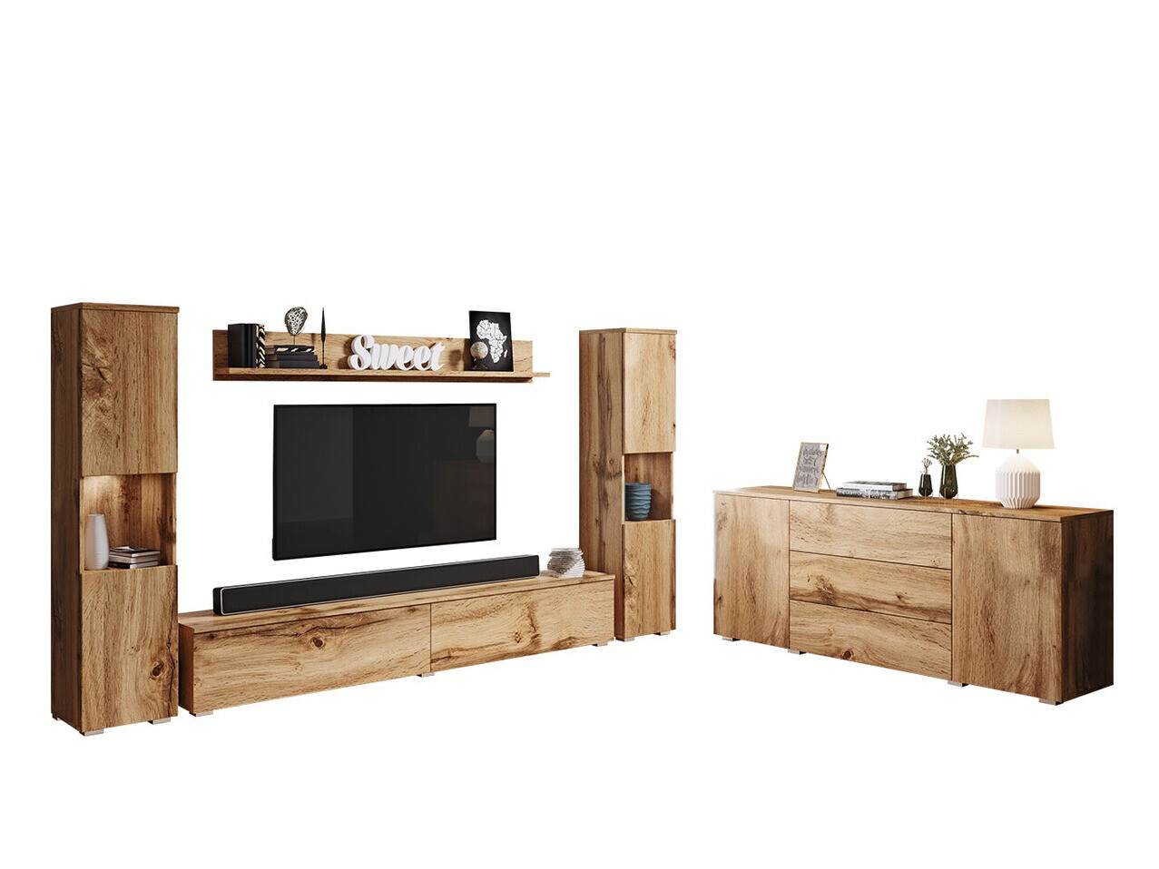 Набор для гостиной Sarasota 133 (Дуб вотан)