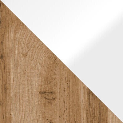 Viesistabas komplekts Sarasota 132 (Votan ozols + Glancēts balts)