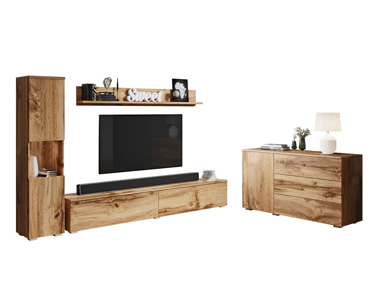 Viesistabas komplekts Sarasota 132 (Votan ozols)