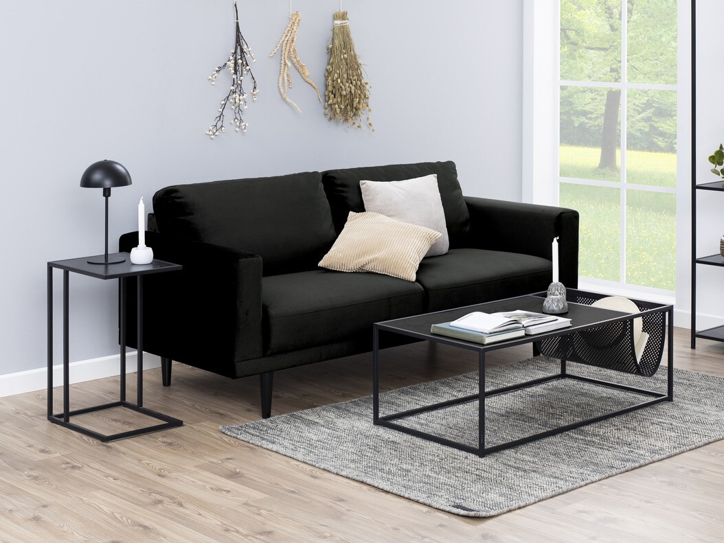 Žurnālu galdiņš Norsica Sevferi 130 (Melnie pelni + Melns)