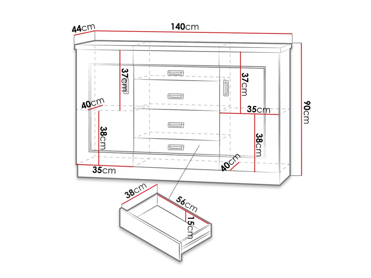 Kumode Lircava 105 (Lefkas ozols)