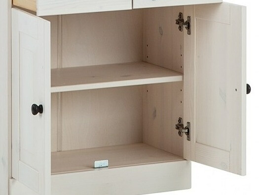 Hапольные шкафчик для ванной Deletri 100 (Белый + Havana Дуб)