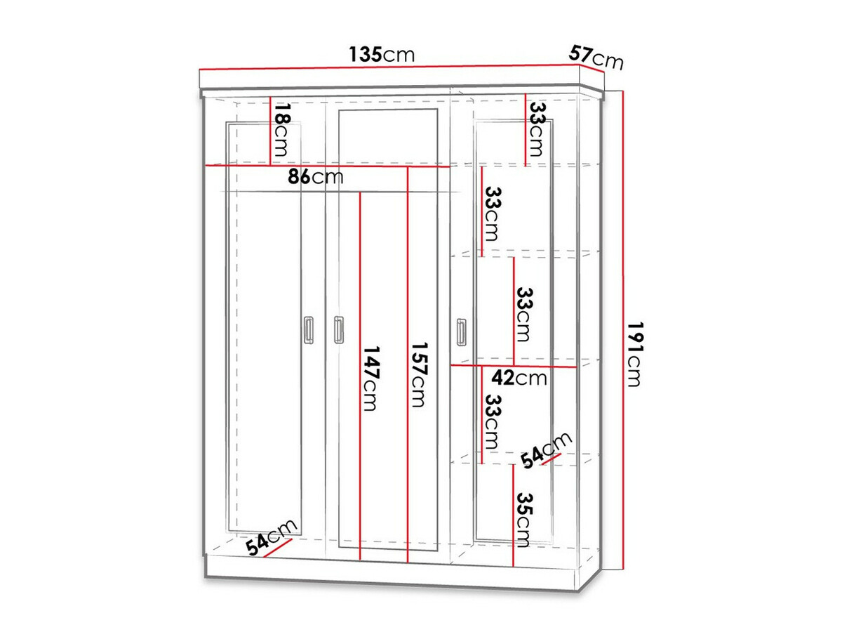 Шкаф Lircava 112 (Дуб лефкас)