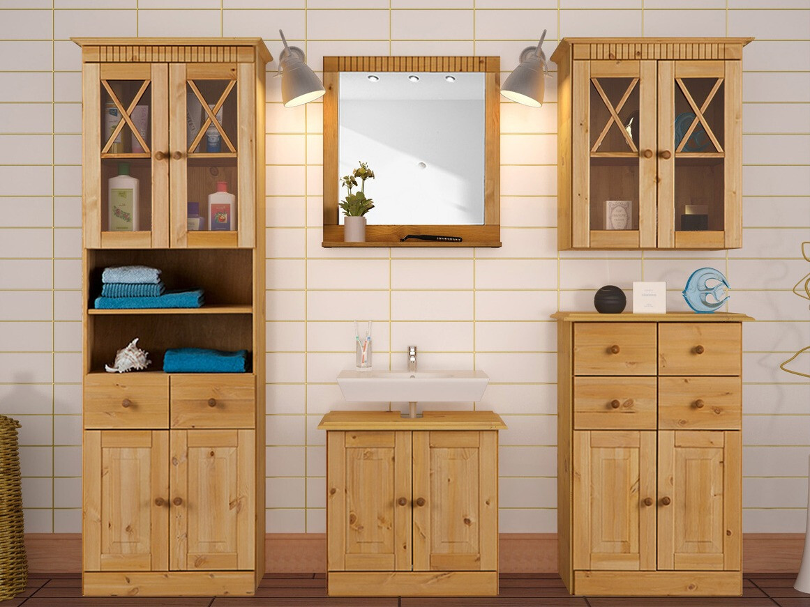 Stāvošs vannas skapītis Deletri 100 (Priede)