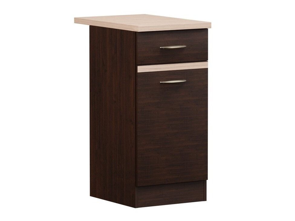 Moduļu skapis ar atvilktni un durvīm Eli Dark 101