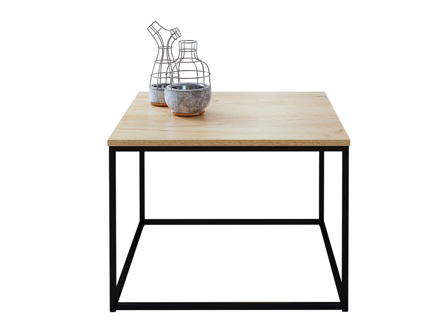 Журнальный столик Germantown 105 (Матовый черный + Дуб)