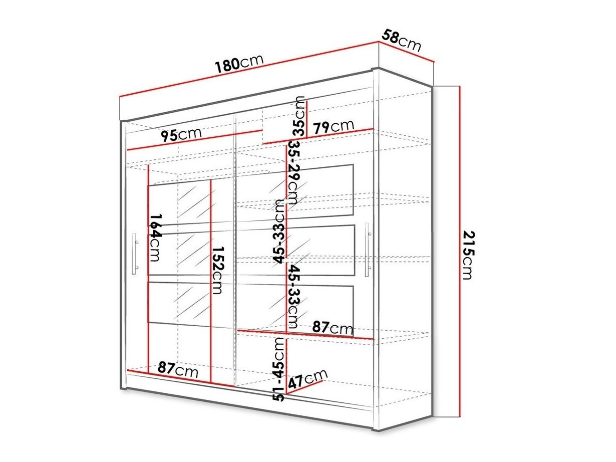 Skapis Closico 101 (Sonomas ozols)