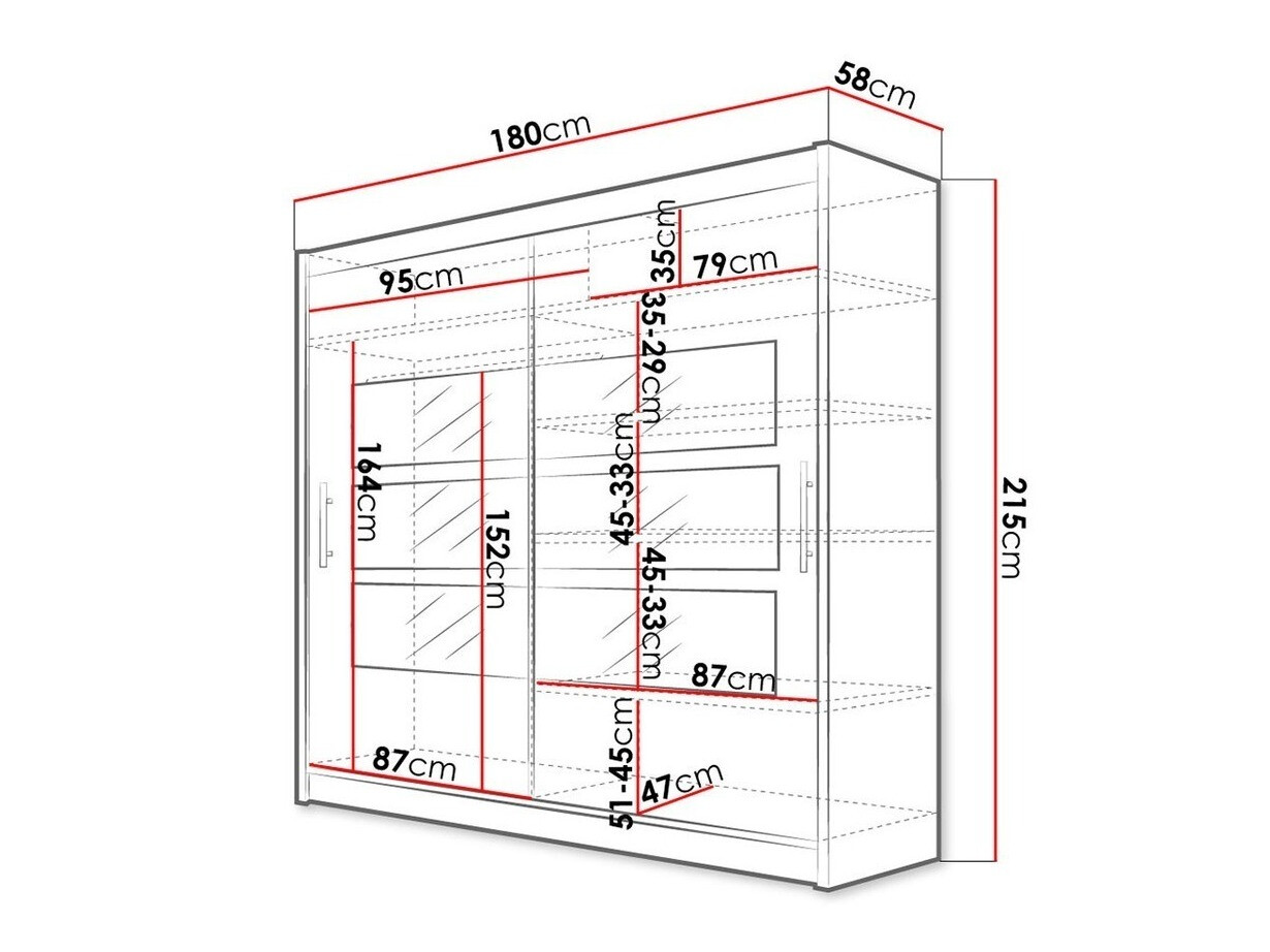 Skapis Closico 101 (Sonomas ozols)