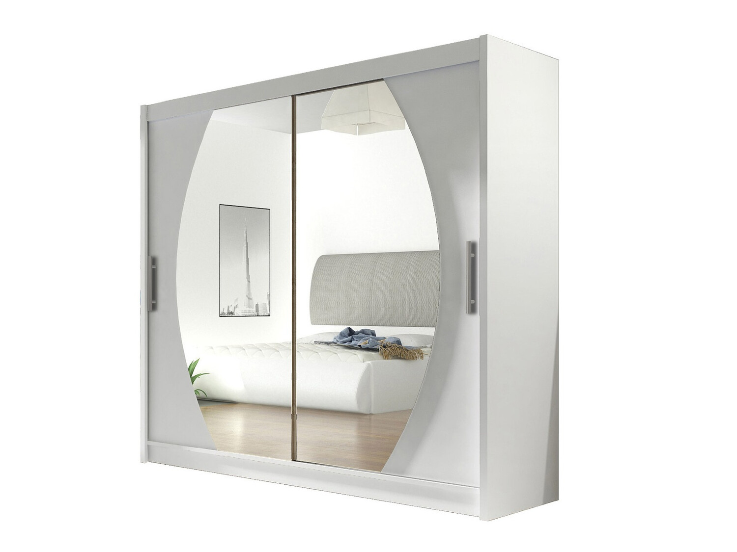 Skapis Closico 102 (Balts)