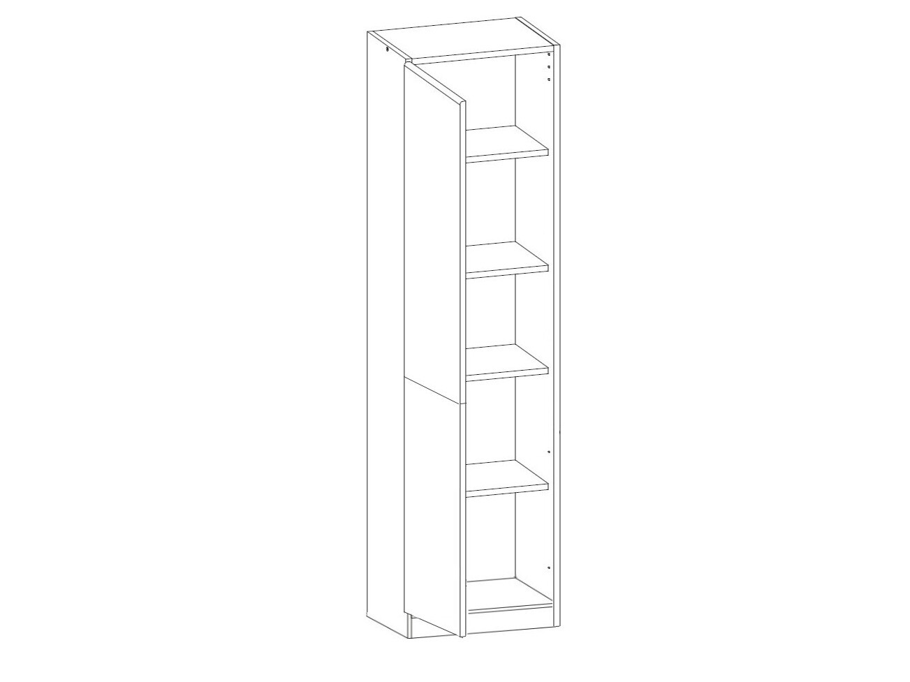 Moduļu skapis ar durvīm Eli Light 109
