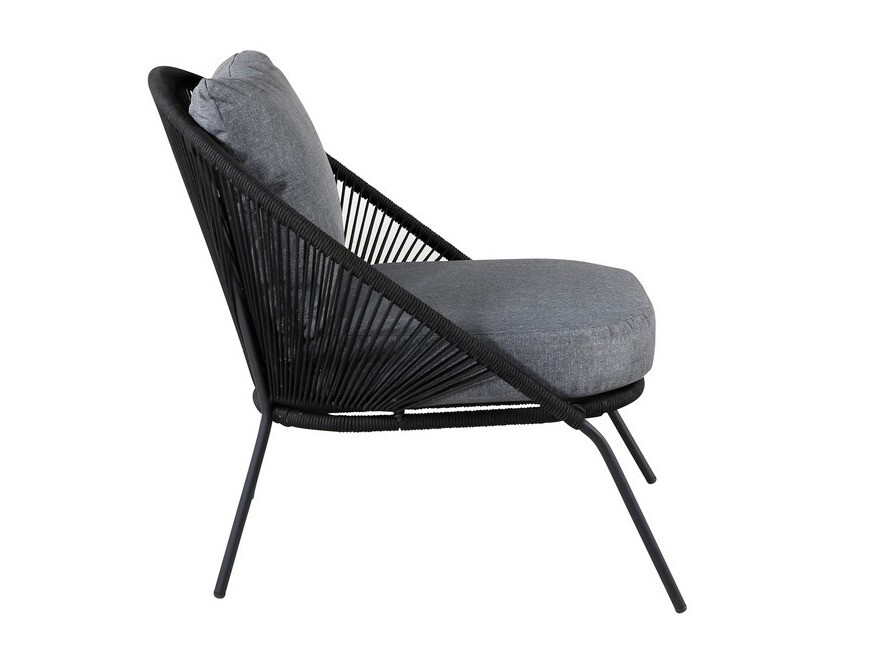 Садовое кресло Dallas 1079 (Чёрный + Серый)