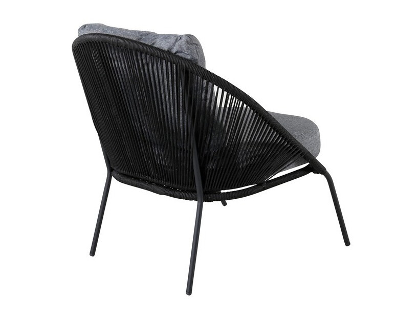 Садовое кресло Dallas 1079 (Чёрный + Серый)