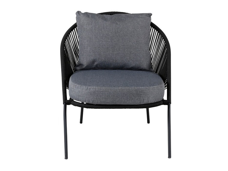Садовое кресло Dallas 1079 (Чёрный + Серый)