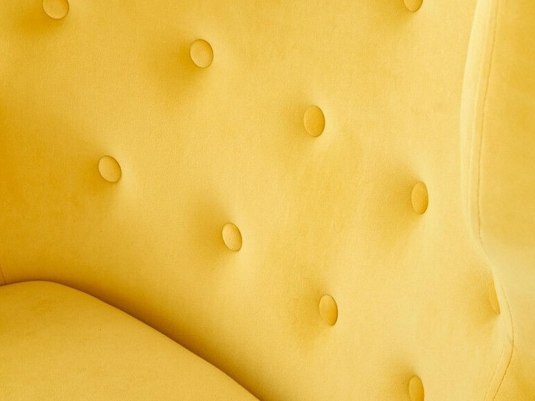 Кресло Houston 836 (Желтый + Светлое дерево)