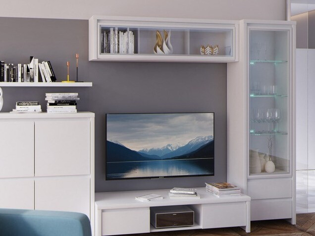 Piekarams plaukts Nolroma 136 (Balts + Matēts balts)