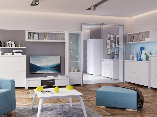 Piekarams plaukts Nolroma 136 (Balts + Matēts balts)