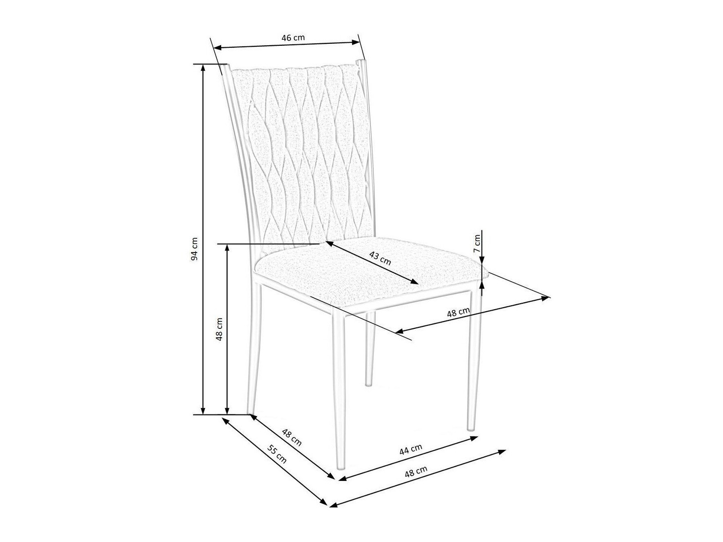 Стул Houston 1139 (Зелёный + Золотой)