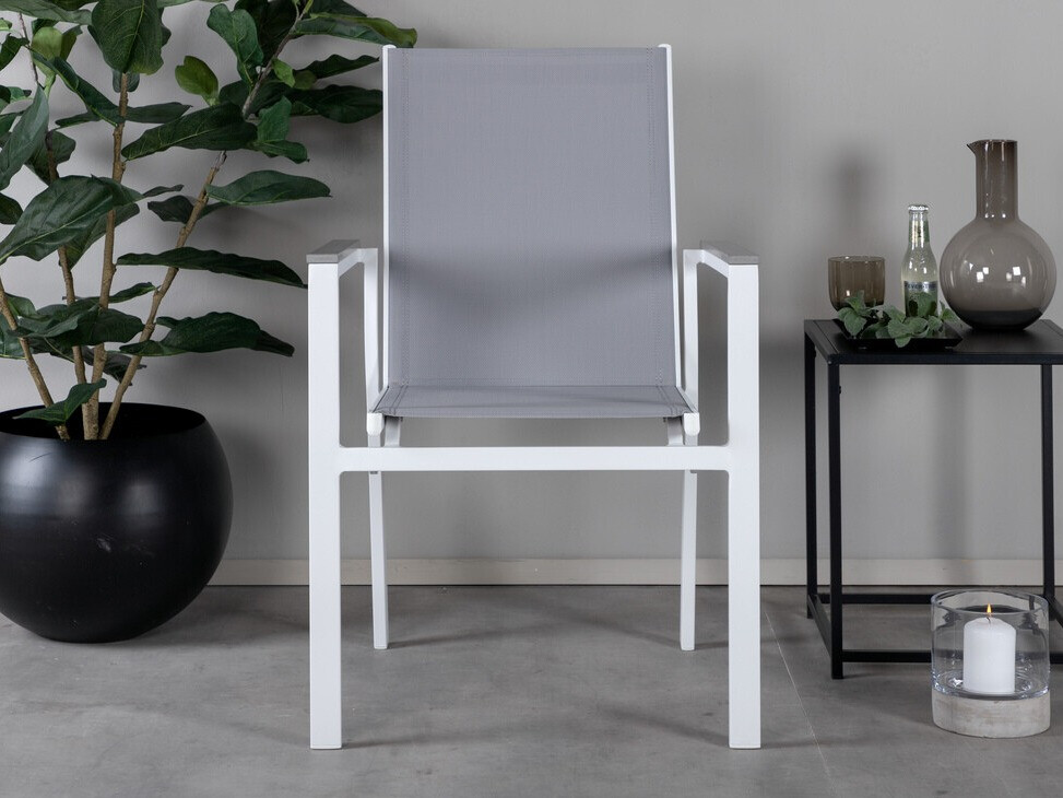 Садовый стул Dallas 2775 (Белый + Серый)