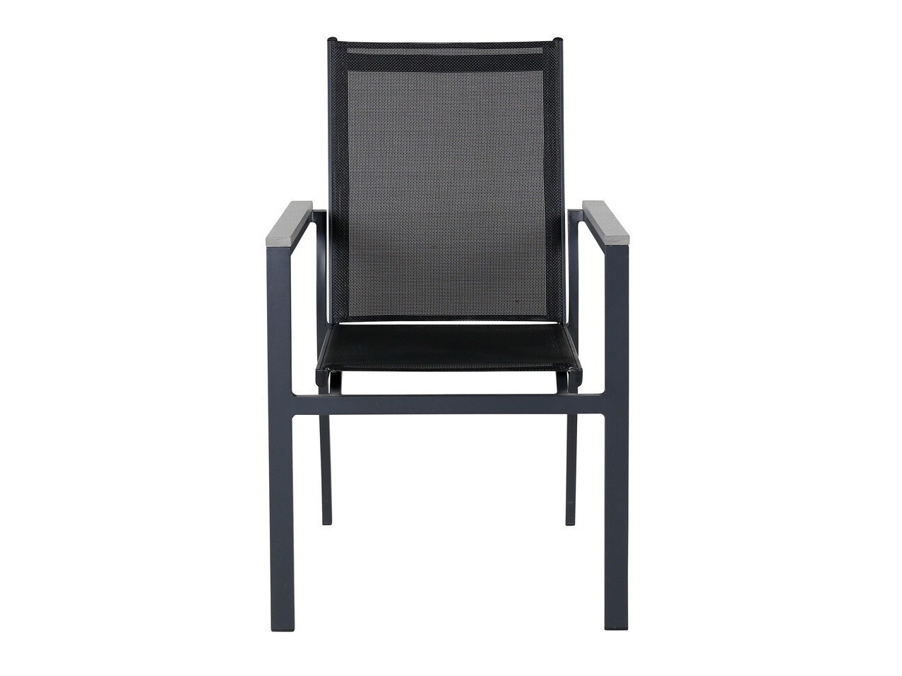 Садовый стул Dallas 2775 (Чёрный + Серый)