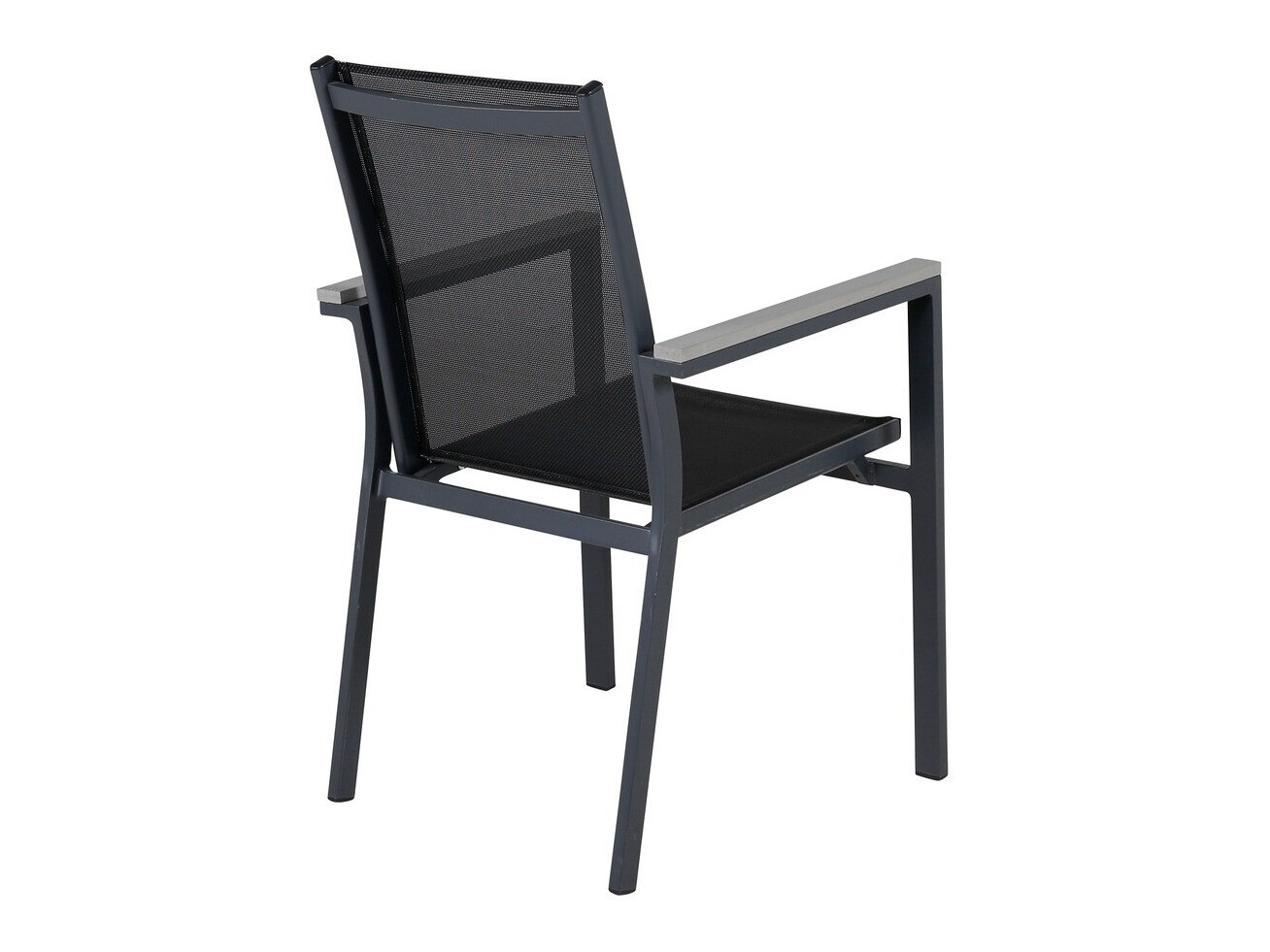 Садовый стул Dallas 2775 (Чёрный + Серый)