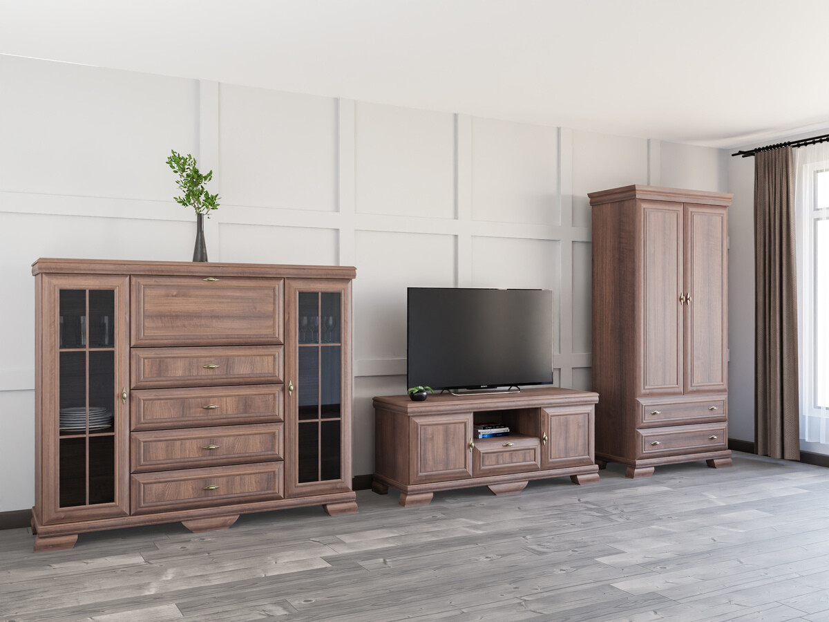 Viesistabas komplekts Salmeru 114 (Samoa King Rieksts)