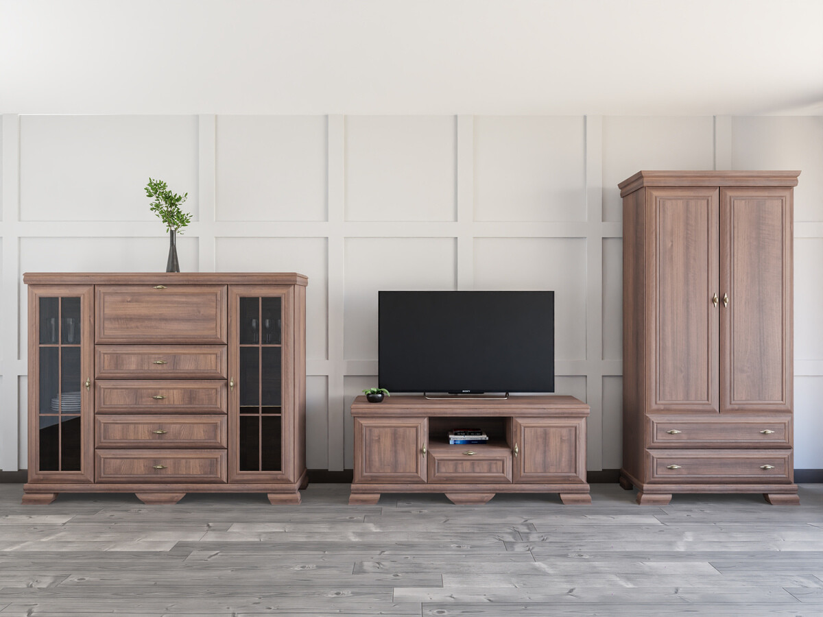 Viesistabas komplekts Salmeru 114 (Samoa King Rieksts)