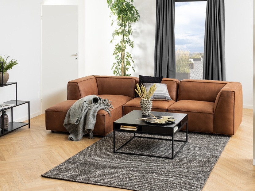 Žurnālu galdiņš Norsica 477 (Melnie pelni + Melns)