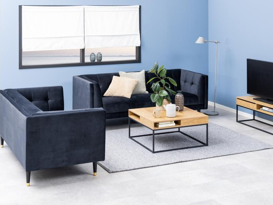 Žurnālu galdiņš Norsica 477 (Savvaļas ozols + Melns)