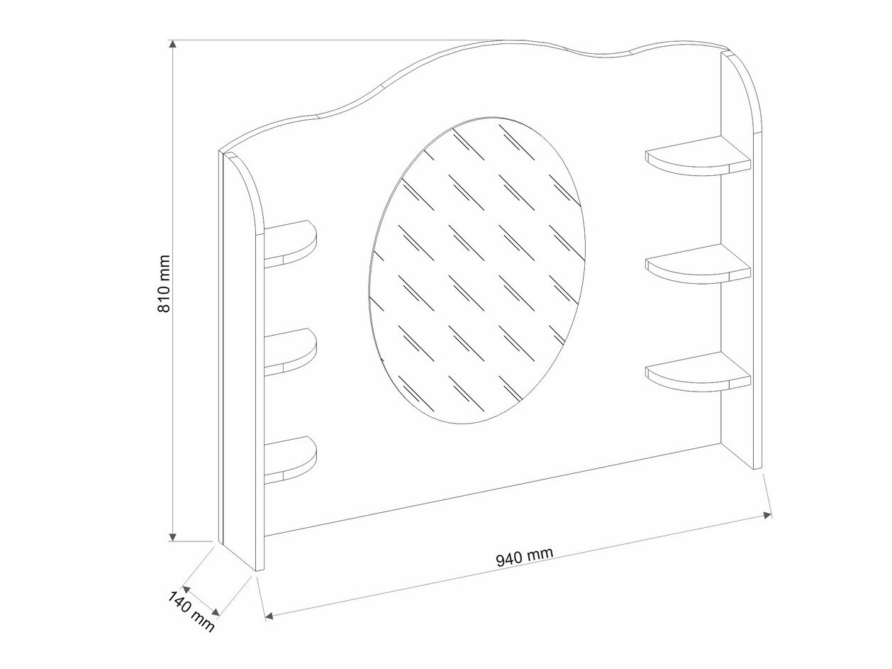 Макияжный столик Romelbo 123