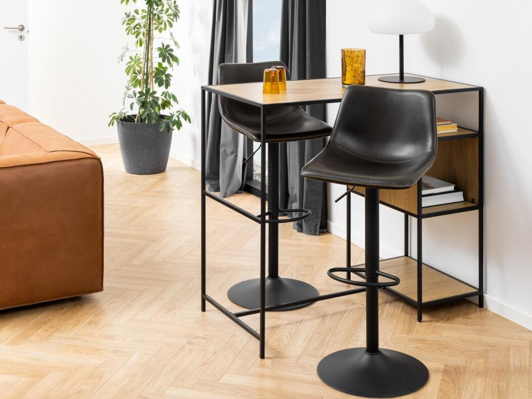 Низкий барный стул Norsica 500 (Чёрный)