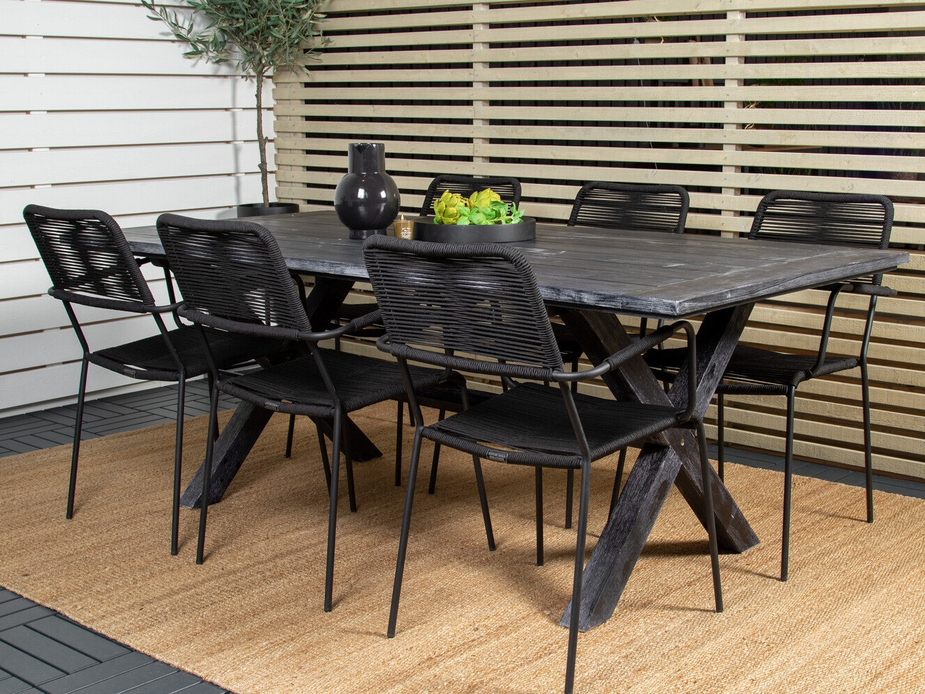 Стол и стулья Dallas 2872