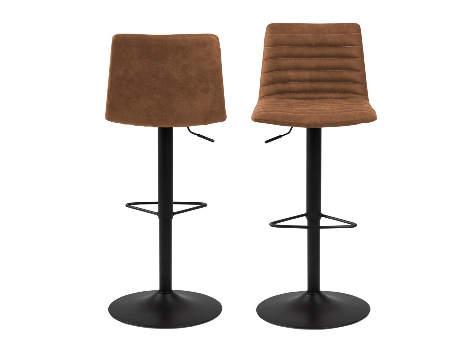 Zemais bāra krēsls Norsica 501 (Brūns + Melns)