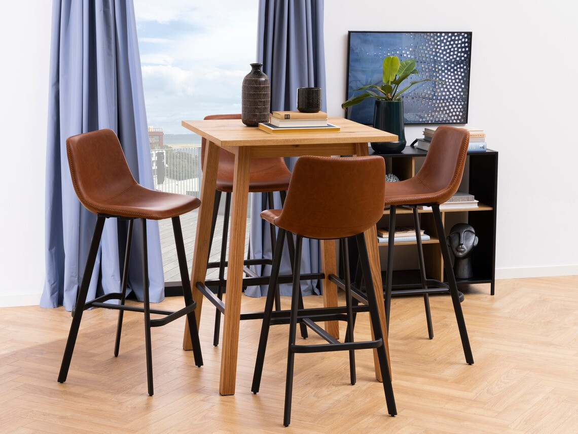 Bāra krēsls Norsica 444 (Melns + Brūns)