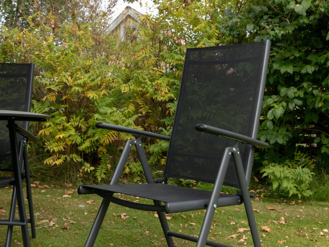 Galds un krēslu komplekts Dallas 3079 (Melns) 2051-408