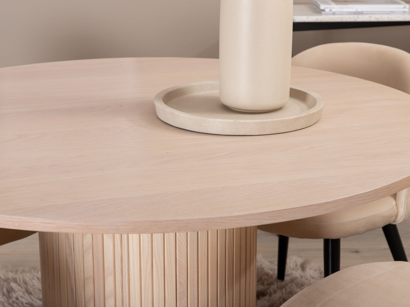 Обеденный гарнитур Dallas 3072 (Крем + Чёрный)