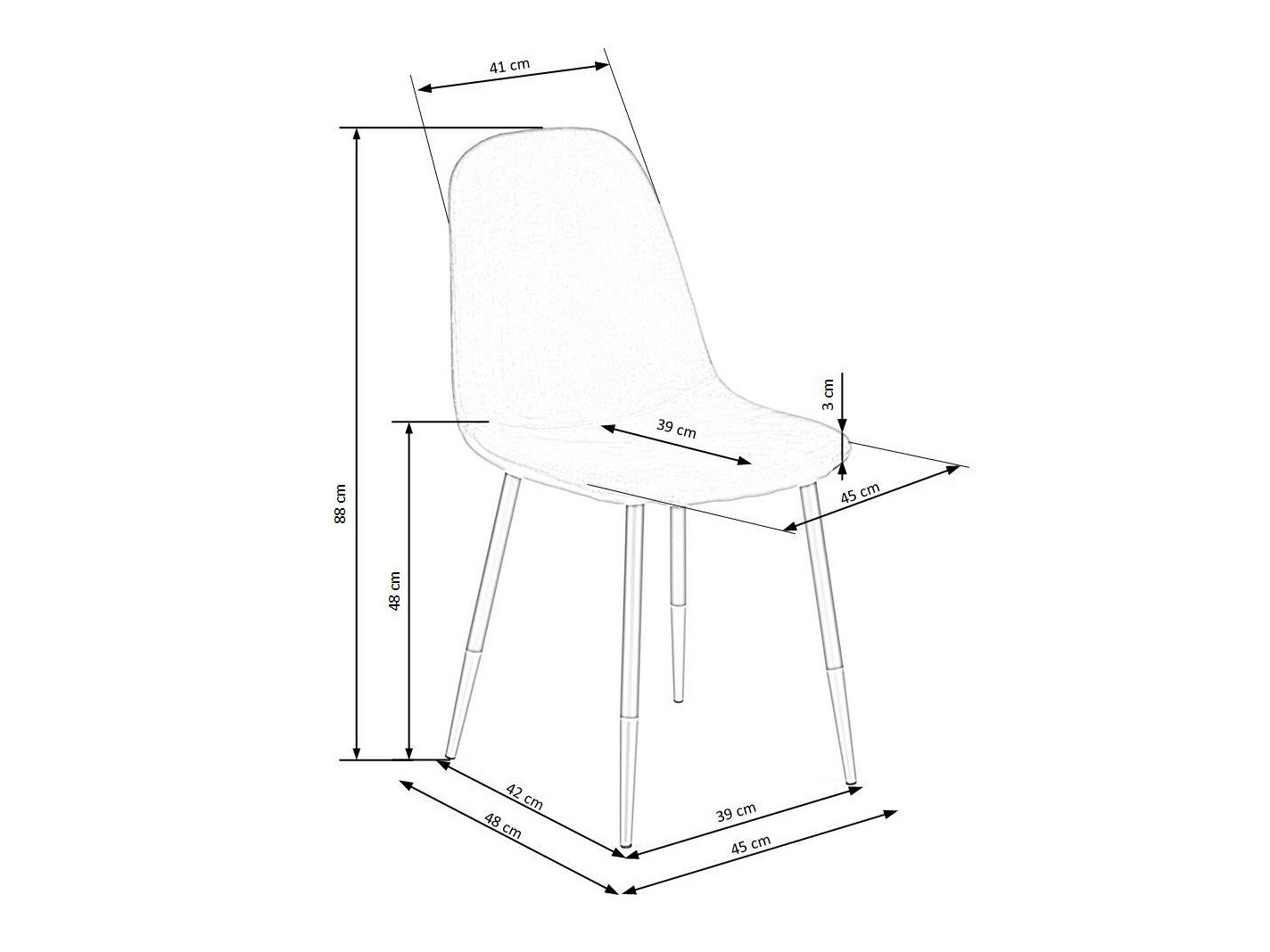 Стул Houston 743 (Темно-зеленый)