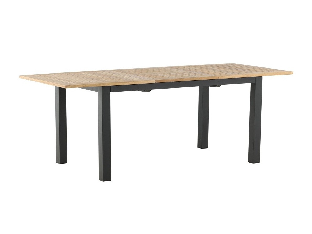 Dārza galds Dallas 2845 (Melns + Brūns)