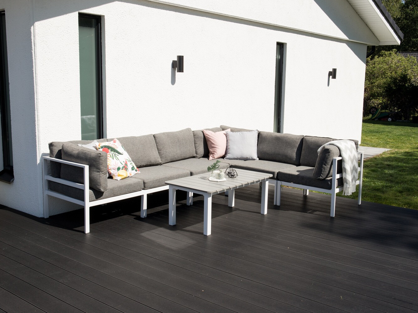 Садовое кресло Dallas 767 (Серый + Белый)