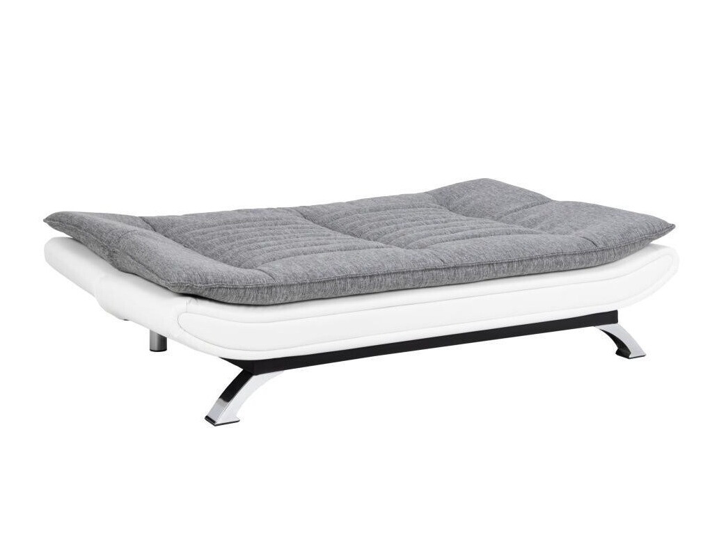 Dīvāns gulta Norsica 228 (Balts + Gaiši pelēks)