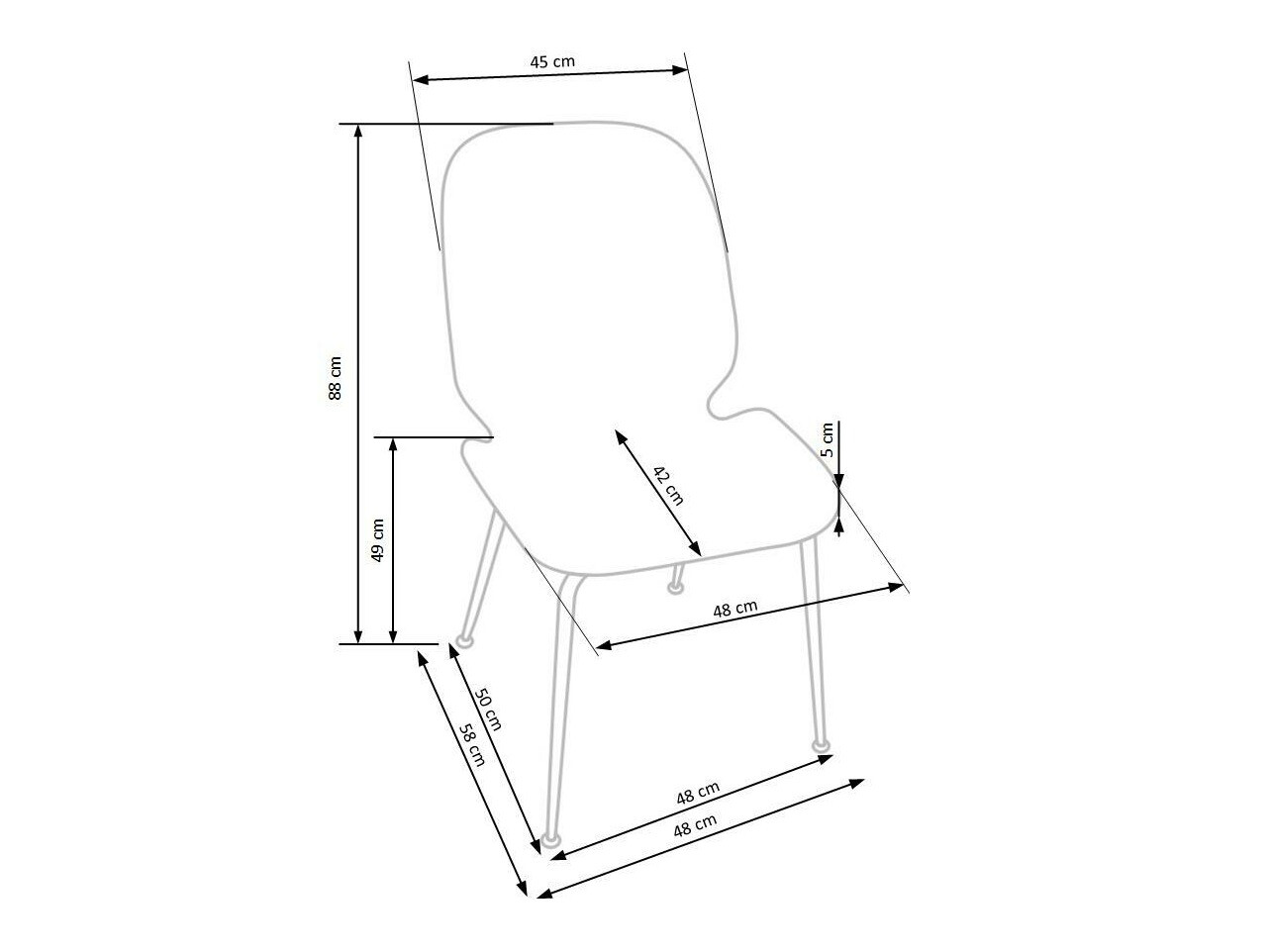 Krēsls Houston 900 (Pelēks + Zelta)