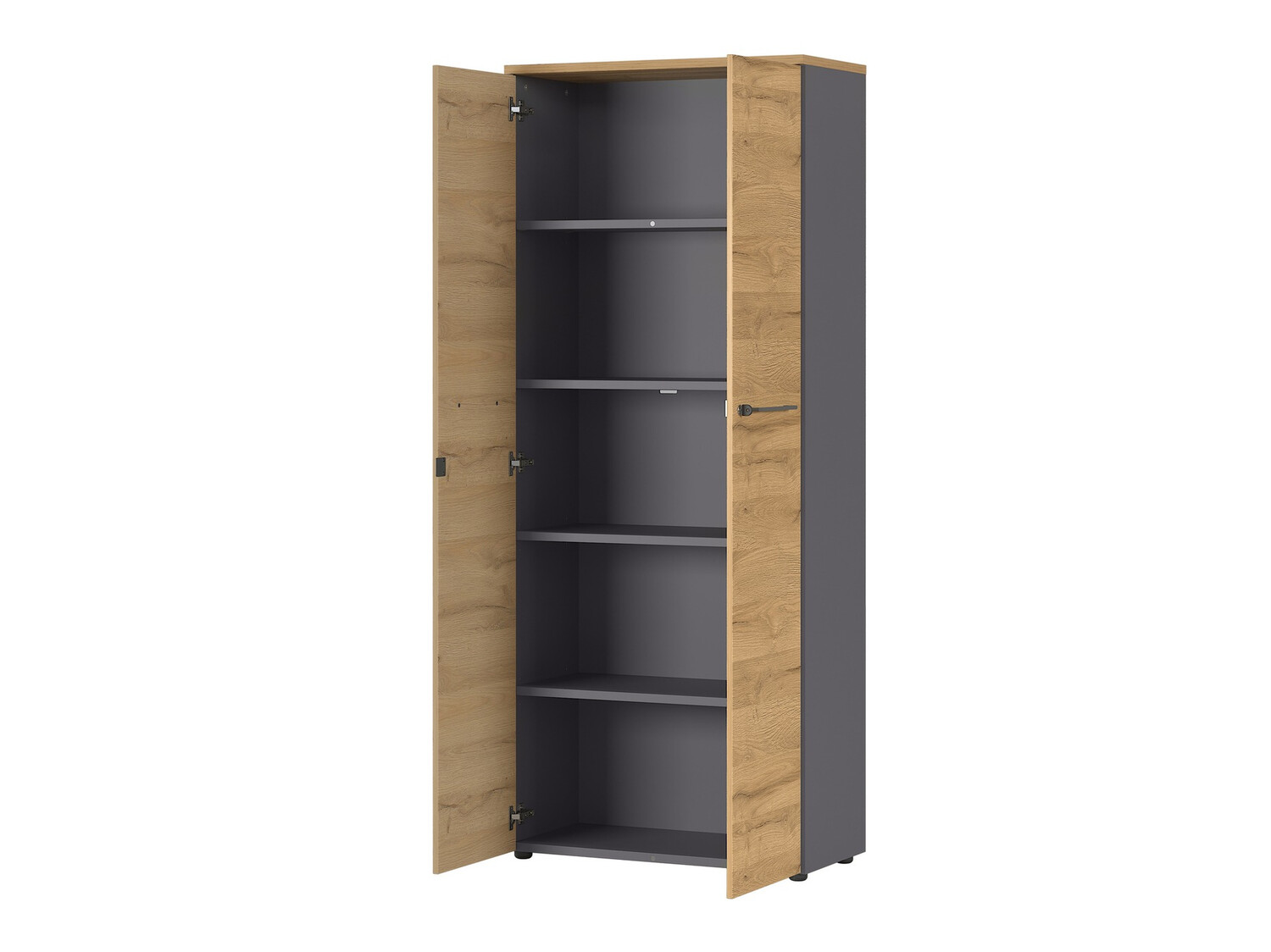 Стеллаж Eliromo 106 (Графит + Внук дуб)