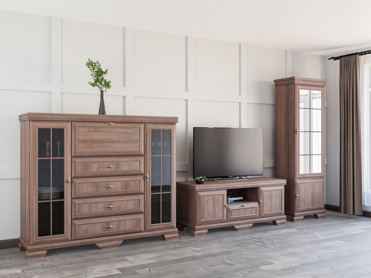 Viesistabas komplekts Salmeru 117 (Samoa King Rieksts)