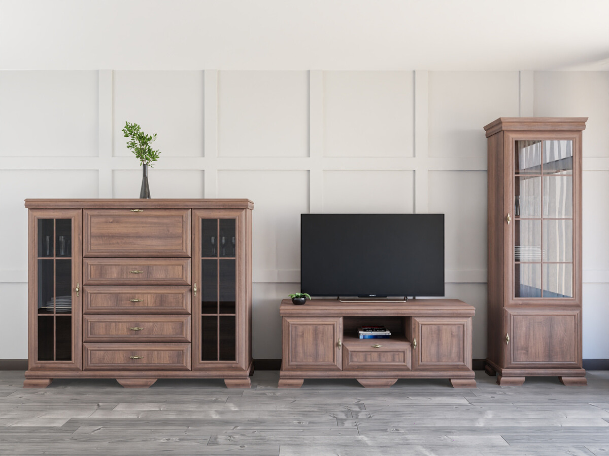 Viesistabas komplekts Salmeru 117 (Samoa King Rieksts)