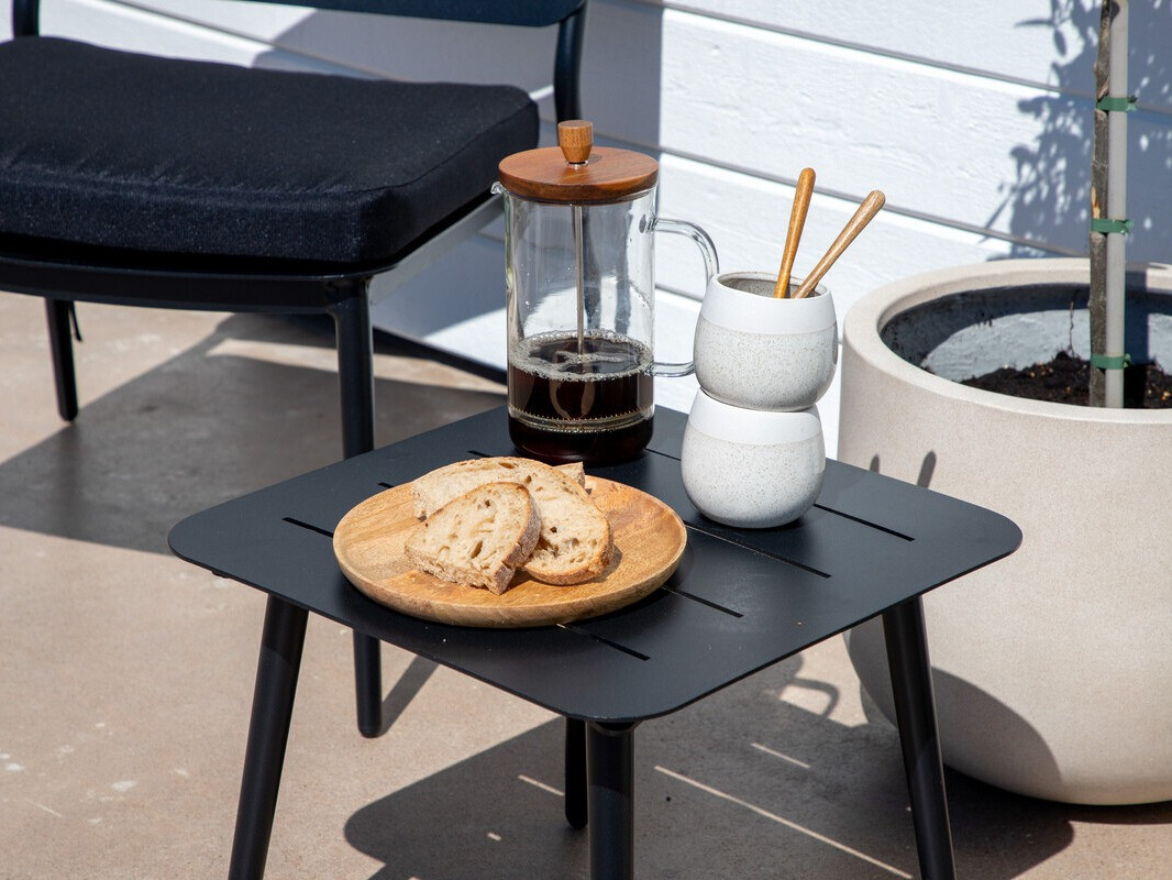 Dārza galdiņš Dallas 2840 (Melns)