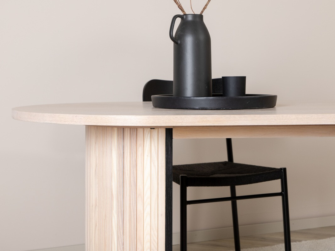 Galds Dallas 1712 (Gaišs koks + Melns)