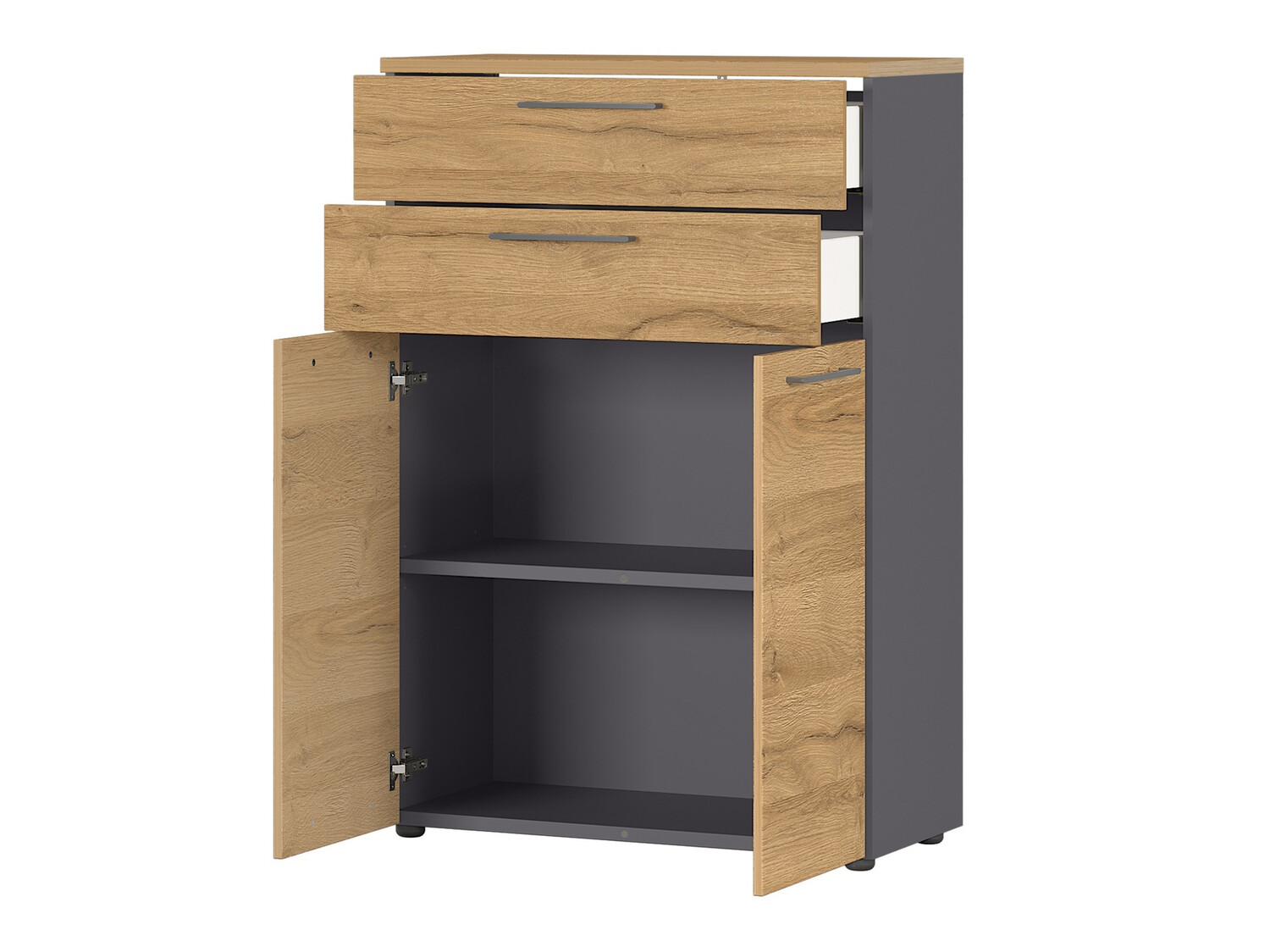 Kumode Eliromo 103 (Grafīts + Grandson ozols)