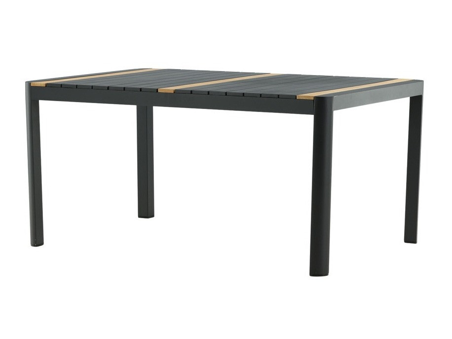 Dārza galds Dallas 2828 (Melns + Brūns)